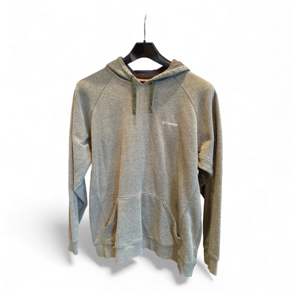 Columbia Men’s Heather Green Pullover Hoodie Size XXL